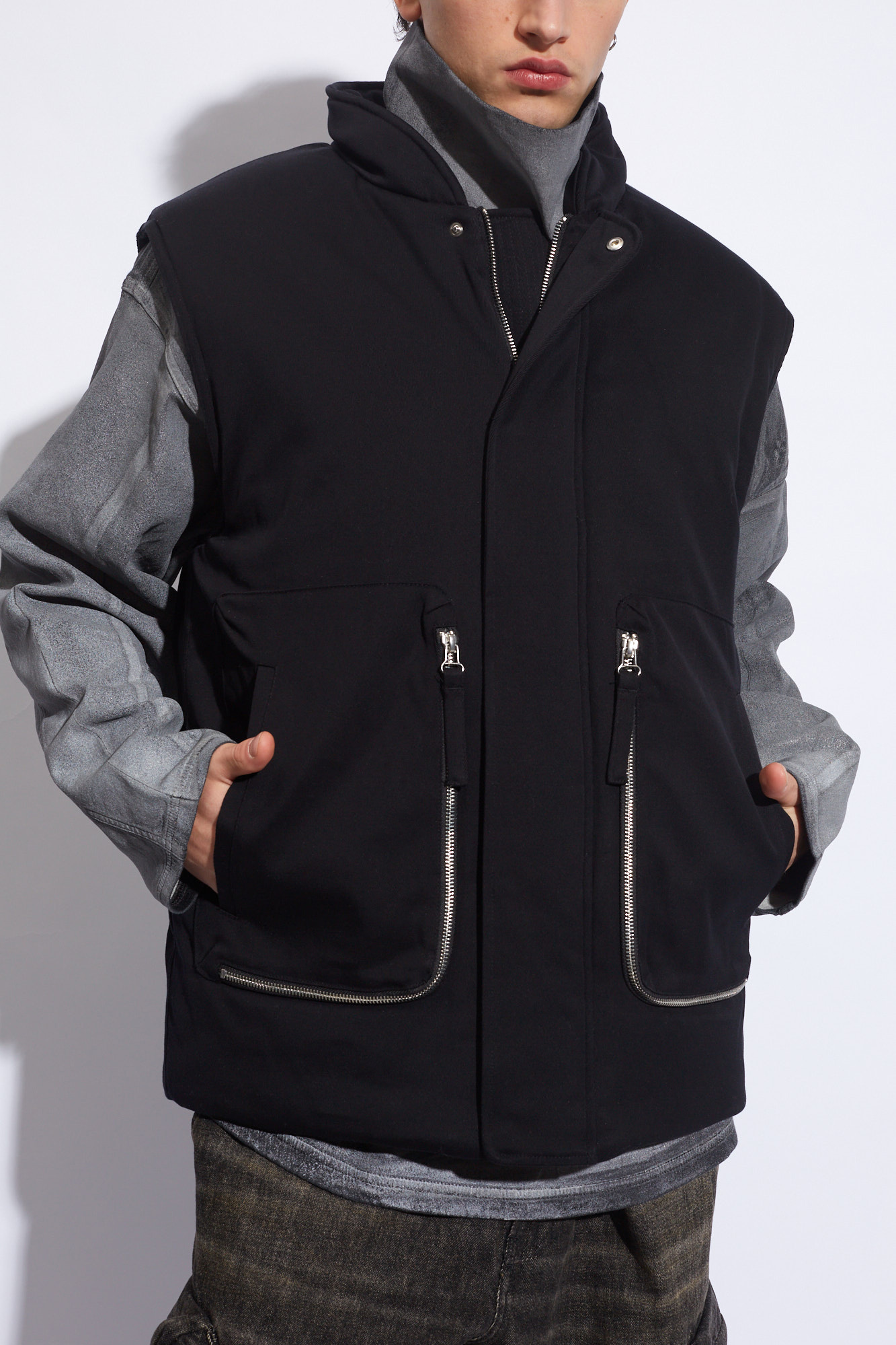 Black 'Astro' puffer vest Helmut Lang - Vitkac Canada